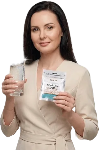 Coral-Mine — саше и стакан воды